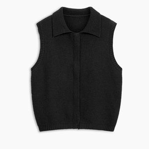 Zippered Sweater Vest
